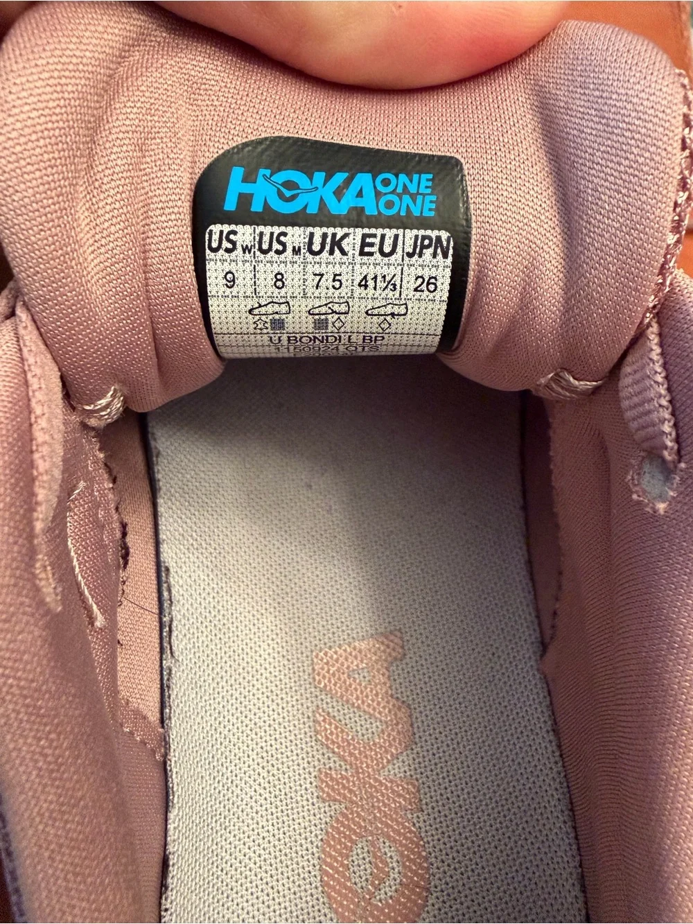Hoka One One Women's Mauve Purple Athletic Walking Sneakers limited edition